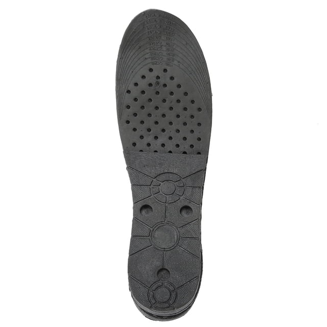 Plantillas Ajustables Para Aumar La Altura, Insercaciones De Elevación Del Talón De Pu, Cojín De Airbag En Forma De U Con Orificios De Ventilación, 1,2 3,0 Pulgadas, Negro,