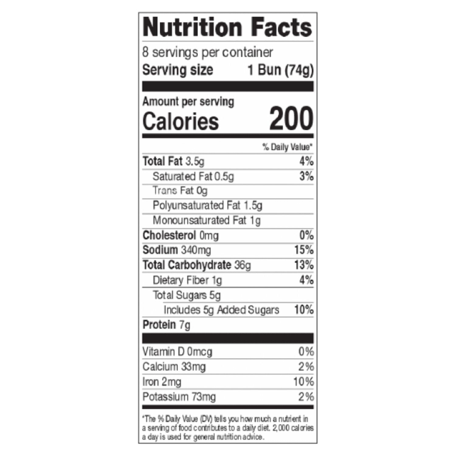 Franz BBQ Sesame Hamburger Bun 8's 21oz