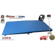 5 Year Warranty 4x5 Floor Scale 60" Ramp Plus Stand & Printer 1,000 lb x .2 lb.