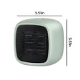 thumbnail image 2 of HIBIBUD Outdoor Heater Small Heaters Outdoor Heaters for Patio Battery Powered Space Heater Mini Desk Heater Small Electric Heaters for Indoor Use Indoor Heaters Small Indoor Heater, 2 of 7