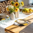 thumbnail image 4 of Yellow Abstract Round Placemats Set of 4 for Dinning Tables,Heat-proof Braided Table Mats 13 Inch,Geometric Grey Black White Lattice Washable Place Mat for Kitchen Restaurant Party Table Decor, 4 of 9