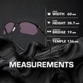 thumbnail image 5 of Oakley OO4145 Wire Tap 2.0 Rectangle Shaped Non-Polarized Sunglasses for Men - Includes Official Eyewear Kit - Satin Black Frame with Prizm Grey Lens, 5 of 6