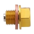 thumbnail image 3 of Xingzhi Engine Crankcase Magnetic Oil Screw Prevent Costly Engine Damage Mainly Used gold 1Set, 3 of 6