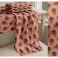 thumbnail image 6 of Soimoi Pink Cotton Voile Fabric Pine Fruits Print Fabric by the Yard 42 Inch Wide, 6 of 7