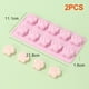 thumbnail image 2 of 2 piezas de molde de silicona para patas de cachorro, grado alimenticio, adecuado para chocolate, dulces, pudín, gelatina y snacks para perros., 2 of 5