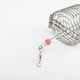 thumbnail image 4 of Yuarrent Cebo de pesca, jaula de acero inoxidable para acuario, método de trampa para señuelos, alimentador, soporte para captura de Type10 NO10, 4 of 6