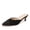 Black, variant on LuckLilac Women’s Low Heels 2 inch Kitten Mule Slip On Pointed Closed Toe Fashion Dress Shoes,Black,8M