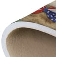 thumbnail image 6 of SKYSONIC Lightweight Carpet Mats Area Soft Rugs Floor Mat Doormat Decoration for Rooms Entrance 31 x 20 inches Cat Dog with Flag, 6 of 6