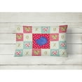 thumbnail image 2 of Caroline's Treasures CK5468PW1216 Delta Tail Betta Fish Love Canvas Fabric Decorative Pillow, Red, 12H x16W, multicolor, 2 of 3