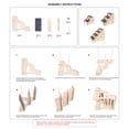 thumbnail image 6 of Fzaqwen Cat Steps Wooden Pet Stairs Non Slip Ramp for Doggy Elderly Pets Bed Sofa Ladder 3 step, 6 of 8