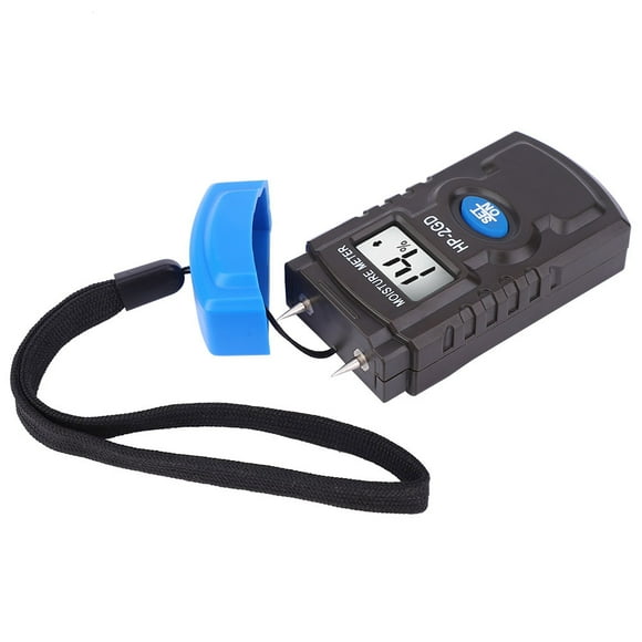 Moisture Meter Wood Moisture Meter Digital Moisture Meter Humidity Meter Moisture Tester Portable Wood Moisture Meter Digital Humidity Temperature Tester High Accuracy
