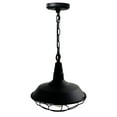 thumbnail image 4 of CWI Lighting Morgan 1 Light Down Farmhouse Metal Mini Pendant in Black, 4 of 5