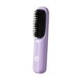 thumbnail image 4 of Alisador de pelo inalámbrico, recargable, regalo para mujeres y niñas, cepillo alisador de tres ajustes de temperatura de calentamiento rápido Púrpura, 4 of 8