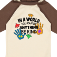 thumbnail image 4 of Inktastic In a World You Can Be Anything Be Kind Autism Awareness Boys or Girls Long Sleeve Baby Bodysuit, 4 of 5