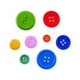 thumbnail image 4 of Rainbow Bright Plastic Craft Buttons - Craft Supplies - 800 Pieces, 4 of 4