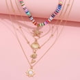 thumbnail image 2 of HSHDLDF Collier Coquillage Puka pour Femmes Hommes Collier Surfeur Coquillage Cordon Collier Collier Ras du Cou Perles Colorées Collier Ajustable Été Boho Hawaii Boucle Perle Collier Bijoux Coquillage Naturel, 2 of 6