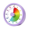 thumbnail image 3 of Temporizador visual de 60 minutos, recordatorio de tareas, herramienta de estudio para educación en el hogar, reloj despertador silencioso de cuenta Violeta, 3 of 8