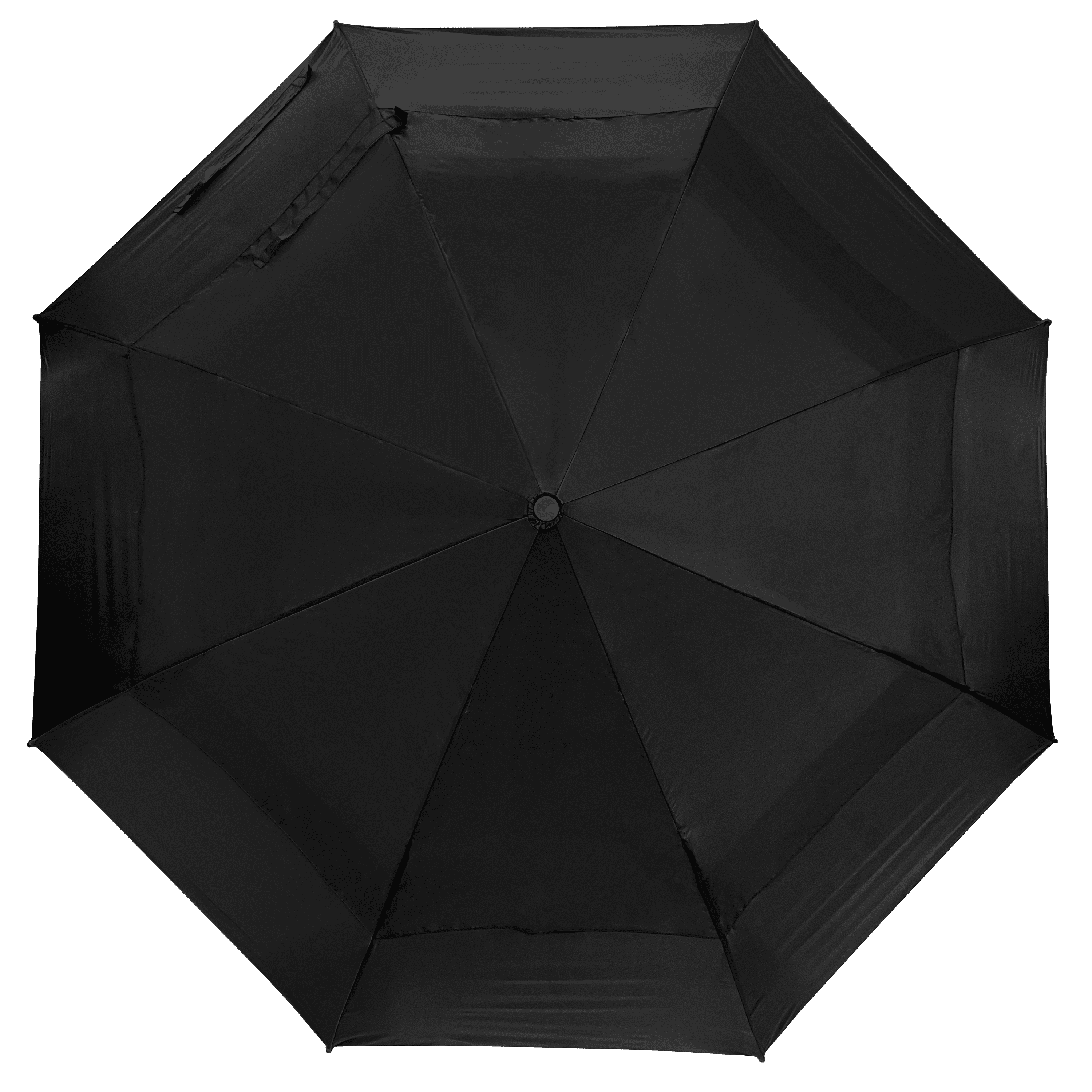 Weather Station Deluxe Two-Person Rain Umbrella Black