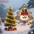 thumbnail image 3 of Metal Hanging Christmas Tree Wind Decorations - Festive Garden Spinners with Layered Design & Glowing Lights for Holiday Cheer, 3 of 6