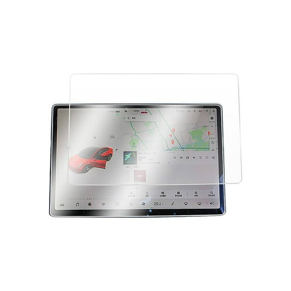 SaharaCase ZeroDamage Ultra Strong Tempered Glass Screen Protector for Tesla Model 3 and Model Y