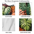 thumbnail image 4 of luoweisi Men's Beach Shorts Quick Dry Swim Trunks with Mesh Lining Tropical Leaves 2XL, 4 of 5