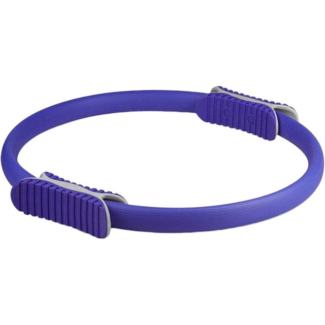 anillo de Pilates morado, anillo corporal portátil, para mujer.