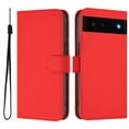 thumbnail image 2 of Compatible with Google Pixel 6 Wallet Case with RFID Blocking Credit Card Holder, PU Leather Folio Flip Kickstand Protective Shockproof Anti-fall Phone Case Cover Women Men,Red, 2 of 11
