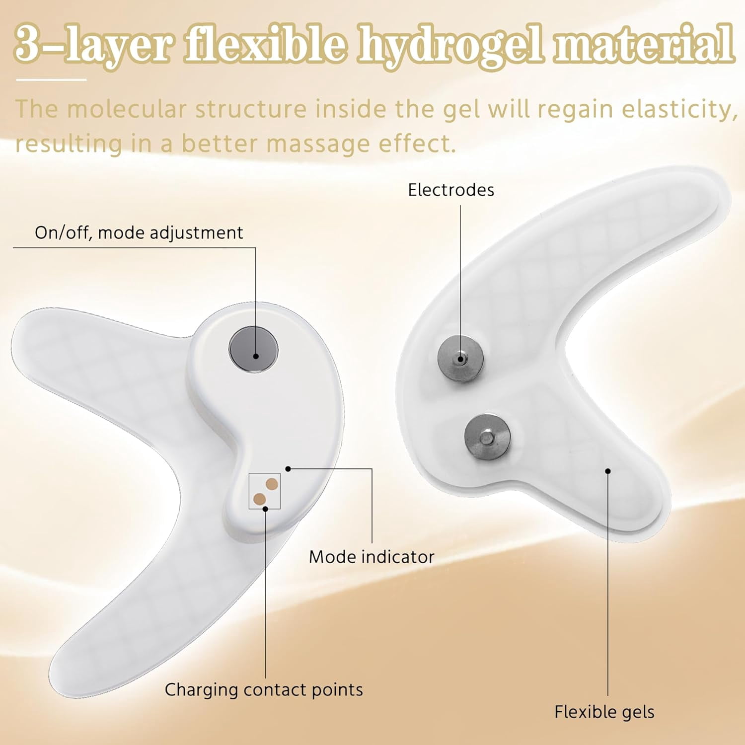 Under Eyes Face Red Light Therapy Massager, Eye Led Red Light Beauty Device Under for Reduce Dark Circles Puffiness Wrinkles Relax Eye Strain