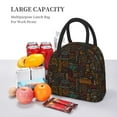thumbnail image 5 of Rocae Polynesian Turtles for Leakproof Lunch Box for Adults, Wide Opening Lunch Tote Bag, Reusable Lunch Cooler Bag, 5 of 6