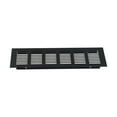 Black Alloy Rectangular Air Vent Grille Ventilation Cover for