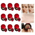 Concealer Cream Warm Red Air Cushion Foundation Lightweight, Full Coverage Color Corrector