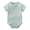 thumbnail image 2 of Kogui Newborn Infant Baby Girl Clothes Baby Girl Clothes Funny Baby Girl Bodysuits 0 3 6 9 12 18 24 Months (Green,3-6 Months), 2 of 4