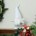 thumbnail image 3 of Northlight Sparkling Saul Bobble Action Christmas Gnome - 24", 3 of 3