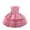 Pink, variant on Toddler Baby Girls Lace Dress Clothes Little Girl Princess Dress Sleeveless Sequin Bow Pageant Dress with Headband Maxi Dress
