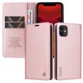 thumbnail image 1 of TECH CIRCLE Wallet Case for iPhone 11 (6.1 Inch) with Kickstand Magnetic Closure Flip Phone Cover, Glossy Luxury PU Leather Soft Silicone Shockproof Card Slots Holder Folio Protective Case,Rosegold, 1 of 14