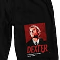 thumbnail image 2 of Dexter America's Favorite Serial Killer Men's Black Lounge Shorts-XL, 2 of 5
