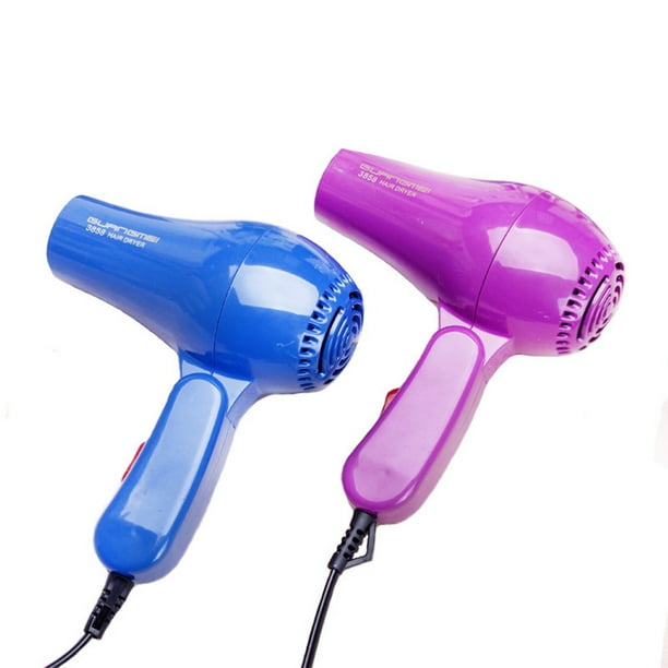 Amdohai Portable Mini Household Hair Blow Dryer 850W Traveller Hair Dryer Compact Blower Foldable With Plug Rose Red