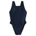 thumbnail image 2 of High Performance Training Swimsuit For Girls Cute Triangle Bathing For Swim Practice And Lessons/Dark Blue/M, 2 of 4