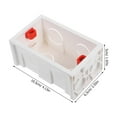 thumbnail image 7 of LOLIPPYY 5-Pack White Plastic Flush Mount Electrical Boxes for and Sockets Wiring Installation, 7 of 7