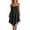 Dark Gray, variant on Tqcoqu Women's Asymmetrical Summer Linen Dress,Spaghetti Strap Lace Trim Bohemian Sleeveless Loose Vacation Beach Dresses,Army Green Women's S-XXL