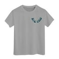 thumbnail image 2 of Girls T shirts Short Sleeve Crewneck Heart Print Graphic Tees Casual Stylish Everyday Layering T-Shirts for Girls Size 8-9Y, 2 of 5