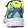 thumbnail image 3 of Saucony Cohesion 10 A/C Running Shoe (Little Kid/Big Kid), Navy/Turquoise, 4 Wide US Big Kid, 3 of 8