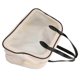 thumbnail image 3 of Clear Makeup Storage Bag Large Capacity Waterproof Wet Dry Separate PU Cosmetic Bag Black L, 3 of 4