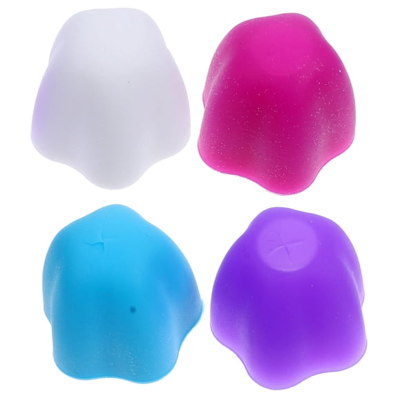 NICEXMAS  4 Pcs Toothpaste Cap Caps Dispenser Container Saver