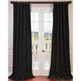 thumbnail image 4 of Half Price Drapes Mushroom Brown 84 x 50-Inch Blackout Faux Silk Taffeta Curtain Single Panel, 4 of 6