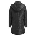 thumbnail image 3 of Vedolay Womens Parkas Fall Coat Jacket Coat Open Front Cardigan 2023 Black,S, 3 of 3