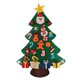 thumbnail image 2 of Árbol de Navidad de fieltro DIY, calendario de Adviento, decoraciones navideñas, adornos colgantes B Zulema Colgando de la pared del árbol, 2 of 8