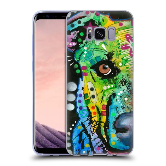 Head Case Designs Officially Licensed Dean Russo Dogs Bully Soft Gel Case Compatible with Samsung Galaxy S8