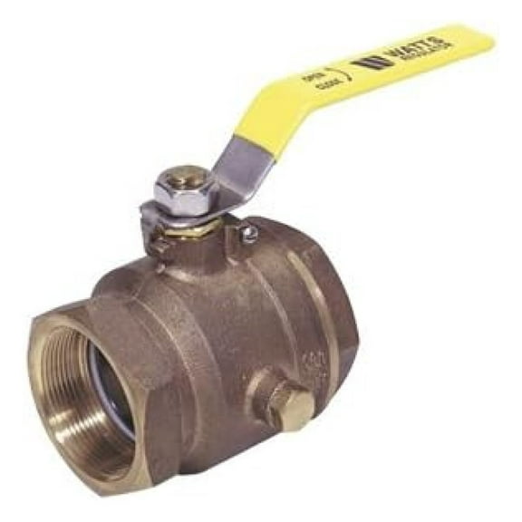 Marine Bronze Full Flow Marine Ball with Drain Plug - 3/4"