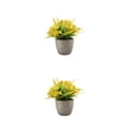 thumbnail image 3 of Decodeary Green Eco-friendly Artificial Money Tree In Pot Long-lasting Durability Realistic Appearance orange rose 2Set, 3 of 6